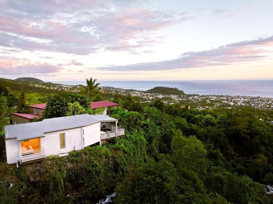 "La Ravine" Prive, Luxe, Avec Une Vue Unique Saint-Joseph Luaran gambar