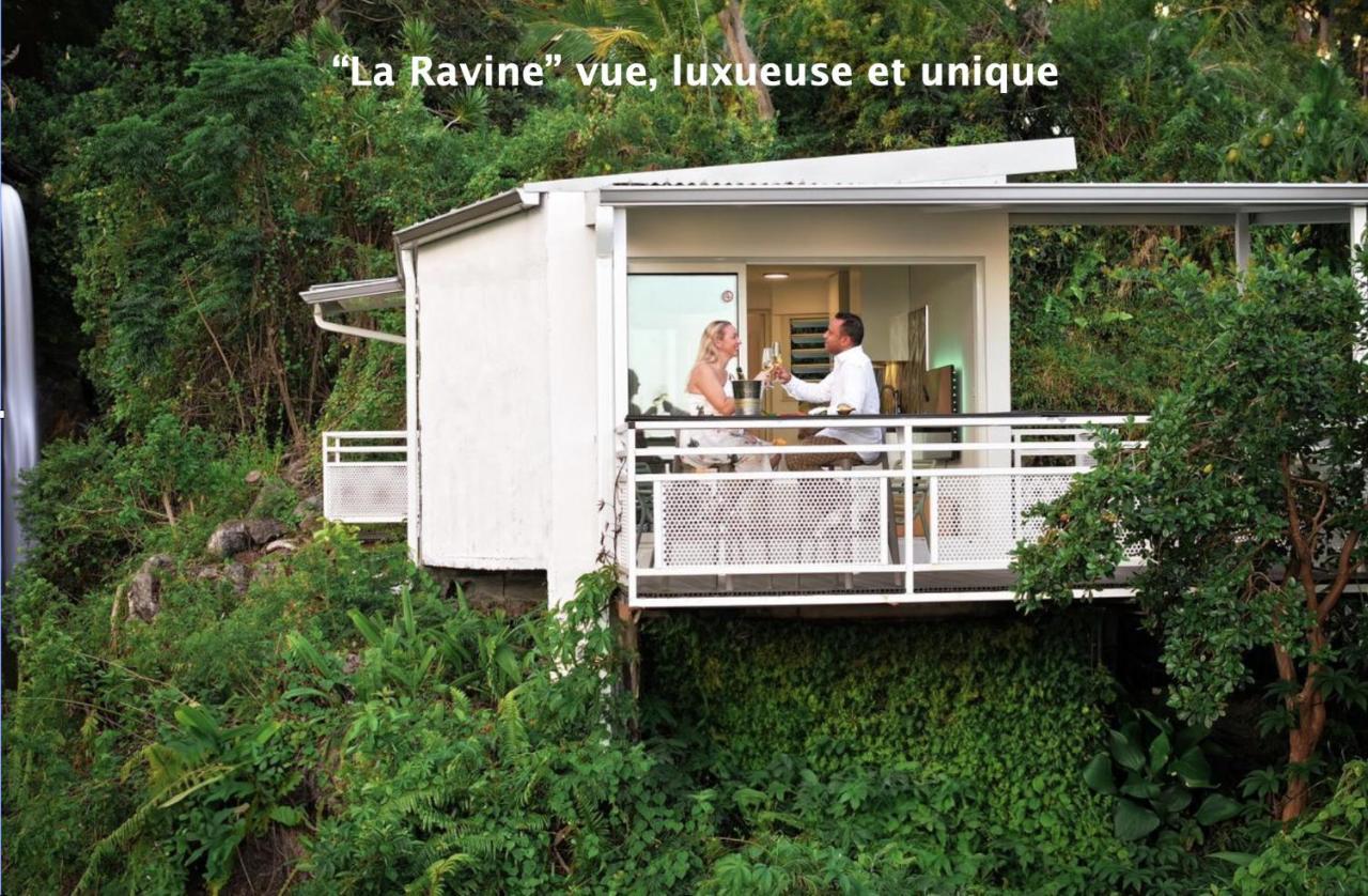"La Ravine" Prive, Luxe, Avec Une Vue Unique Saint-Joseph Luaran gambar