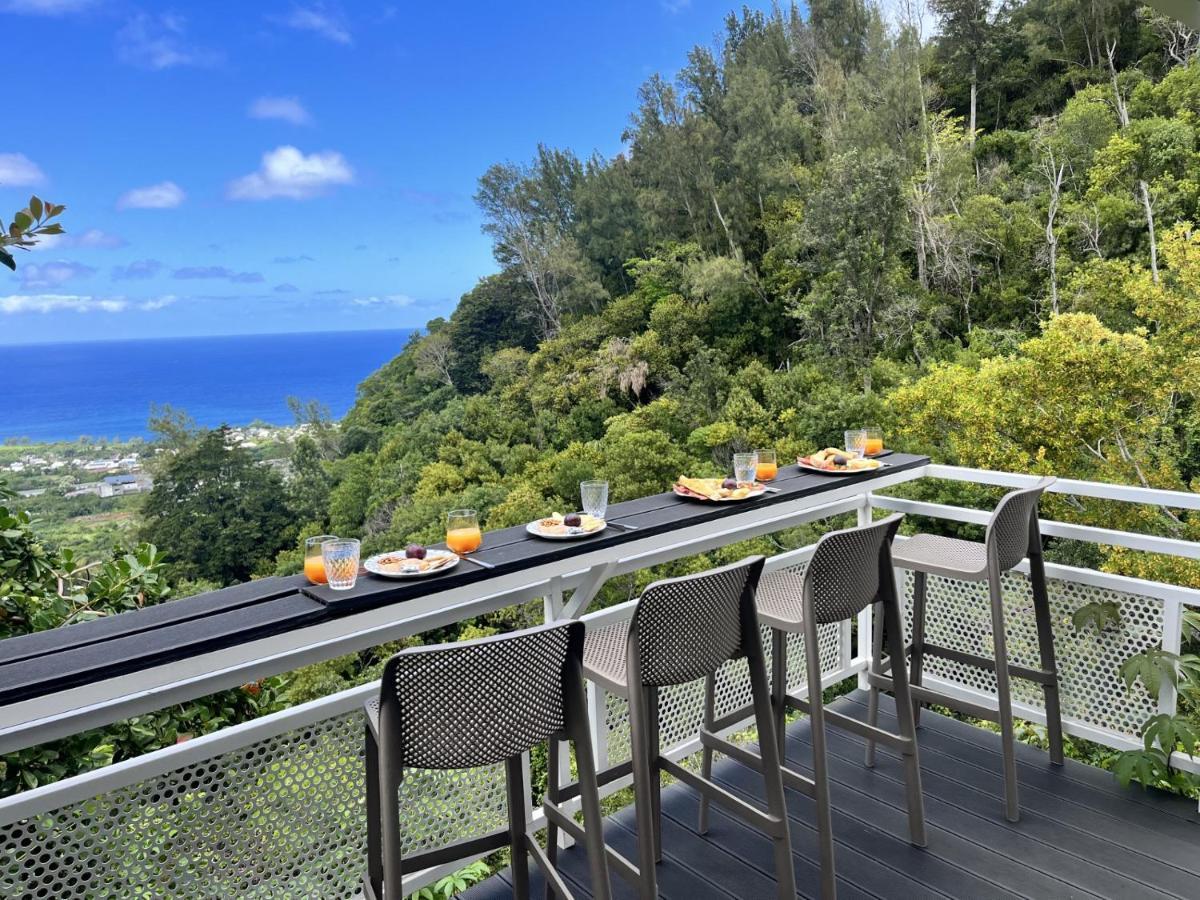 "La Ravine" Prive, Luxe, Avec Une Vue Unique Saint-Joseph Luaran gambar
